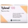 تايلينول 100 مج تحاميل 10 ق