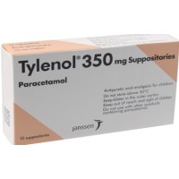 تايلينول 350 مج تحاميل 10 ق