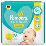 بامبرز حفاضات اطفال (1) 2-5 كجم 26*6ك