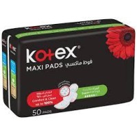 كوتكس حفاضات نسائية ماكسي بالاجنحة عادي 50*4ك