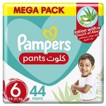 بامبرز حفاضات اطفال كلوت ميجا (6) +16 كجم 44*3 - 48*2 ك