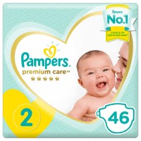بامبرز حفاضات اطفال عناية مميزة (2) 2-5 كجم 46*4ك